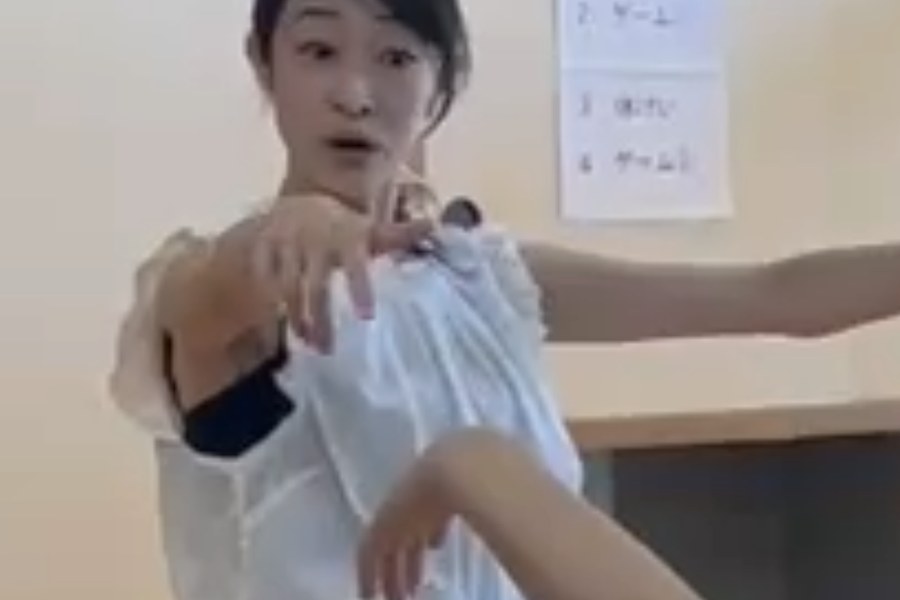 出張リトミックの様子